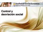 Control y desviación social - slide 1