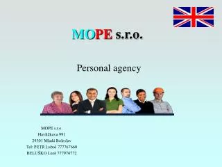 MO PE s.r.o. Personal agency