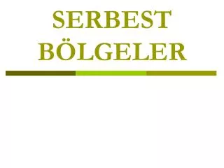 serbest b lgeler