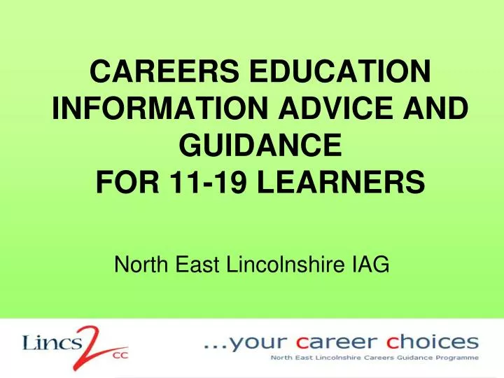 careers education information advice and guidance for 11 19 learners
