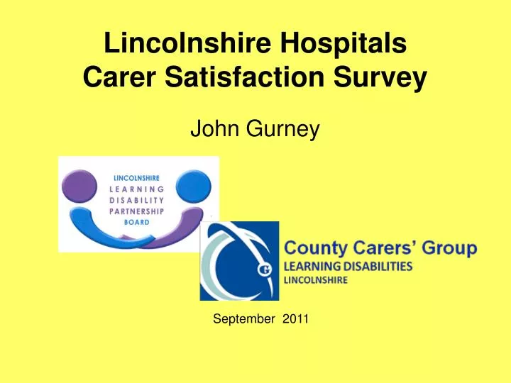 lincolnshire hospitals carer satisfaction survey