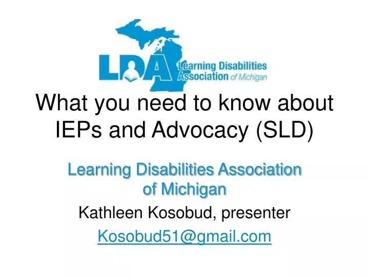 what you need to know about ieps and advocacy sld