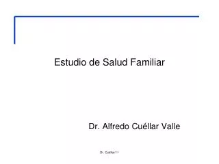 estudio de salud familiar