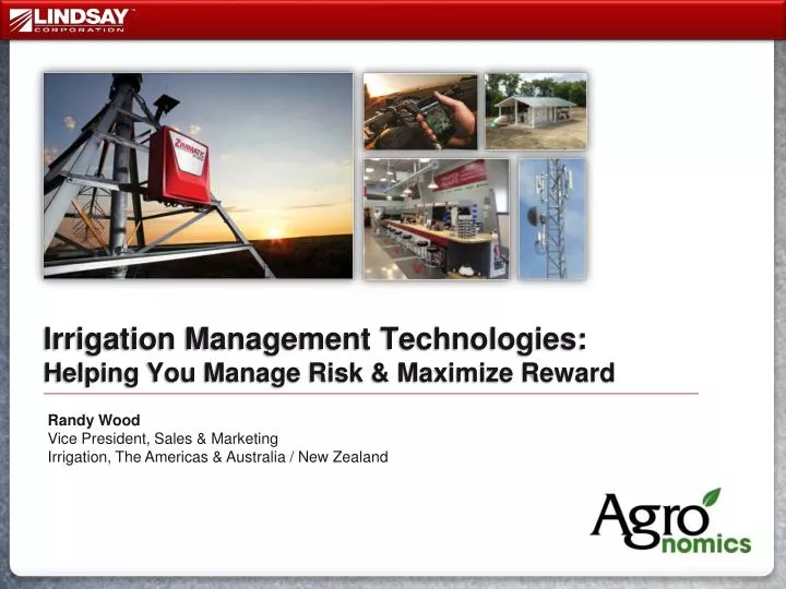 irrigation management technologies helping you manage risk maximize reward