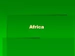 Africa - slide 1