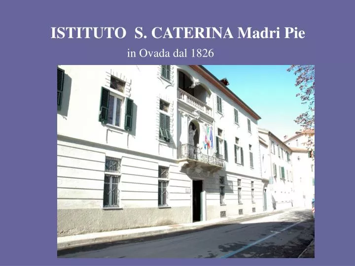 istituto s caterina madri pie