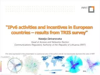“IPv6 activities and incentives in European countries – results from TRIS survey”