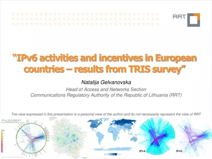 ipv6 activities and incentives in european countries results from tris survey