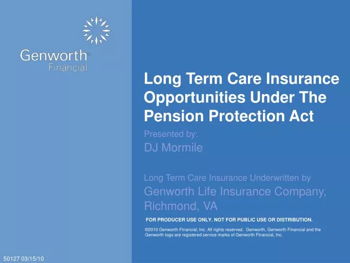 long term care insurance opportunities under the pension protection act