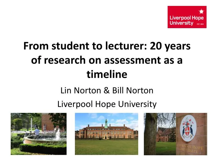from student to lecturer 20 years of research on assessment as a timeline