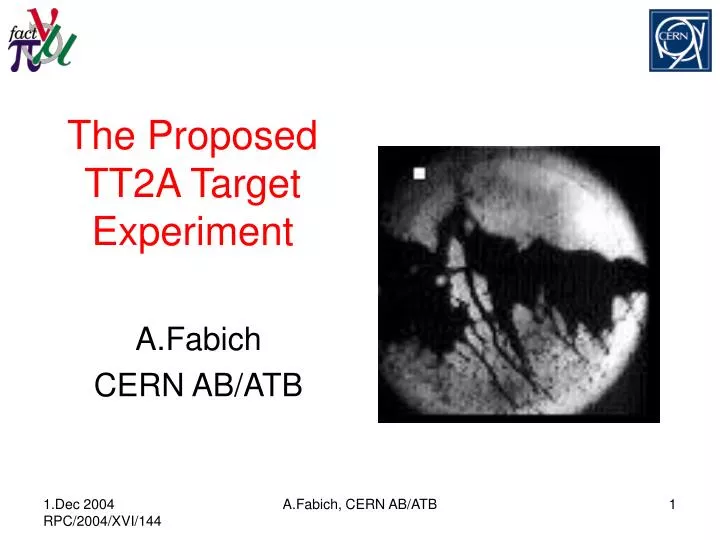 the proposed tt2a target experiment