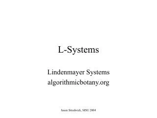 L-Systems