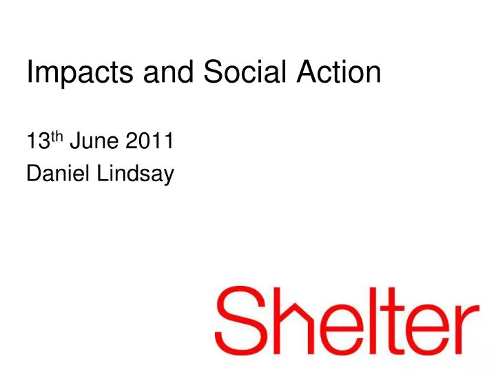 impacts and social action