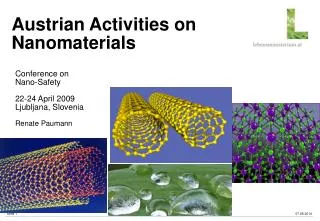 Austrian Activities on Nanomaterials
