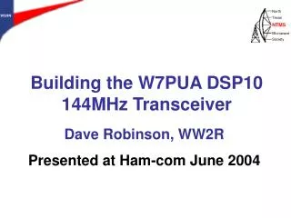 Building the W7PUA DSP10 144MHz Transceiver