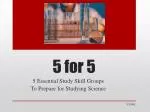5 for 5 - slide 1