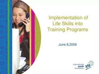 Implementation of Life Skills into Training Programs