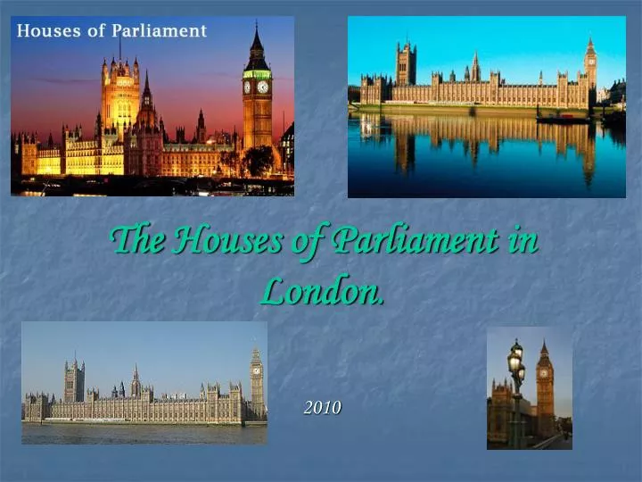 the houses of parliament in london