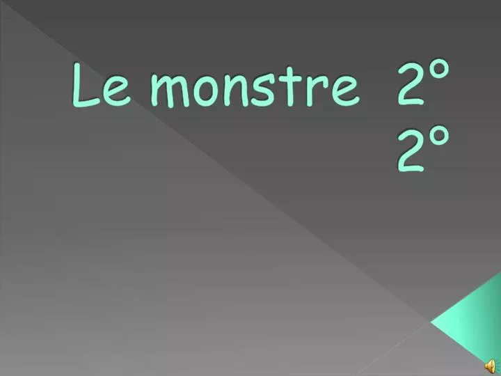 le monstre 2 2