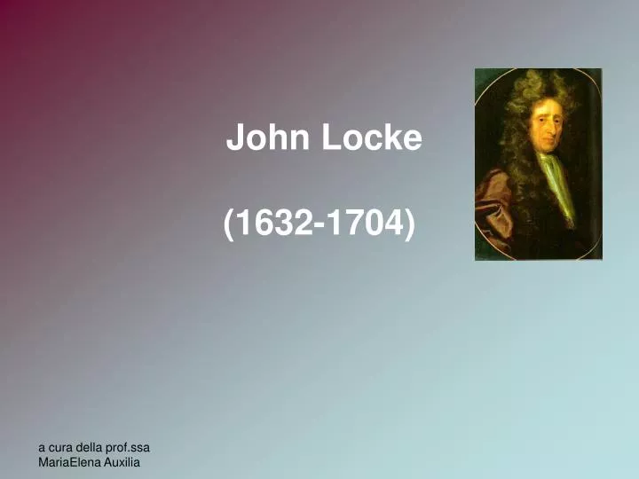 john locke 1632 1704