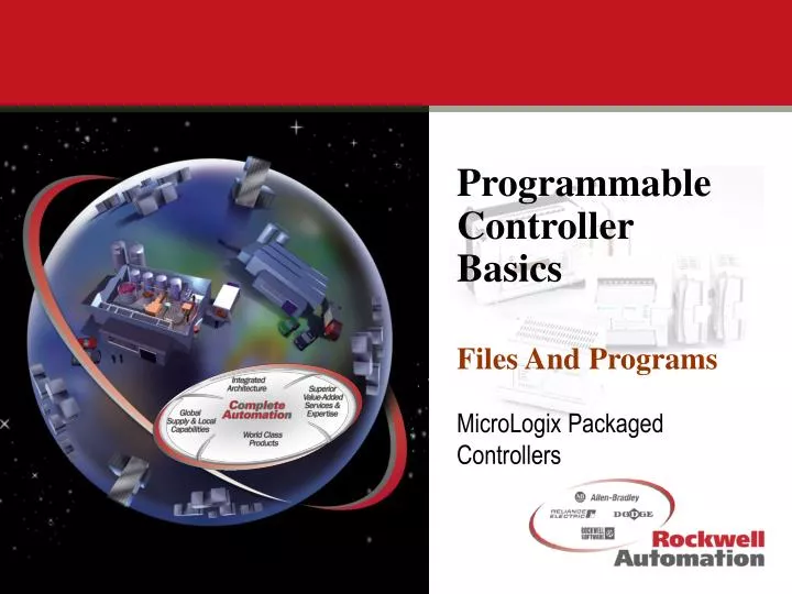 programmable controller basics files and programs