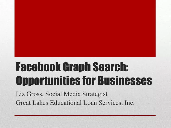 facebook graph search opportunities for businesses