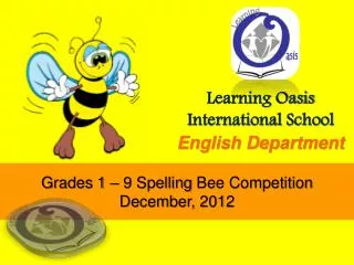 Learning Oasis International School English Department