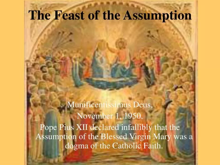 the feast of the assumption
