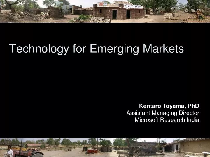 technology for emerging markets