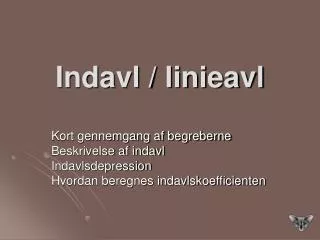 Indavl / linieavl