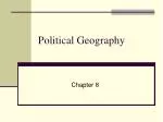 Political Geography - slide 1