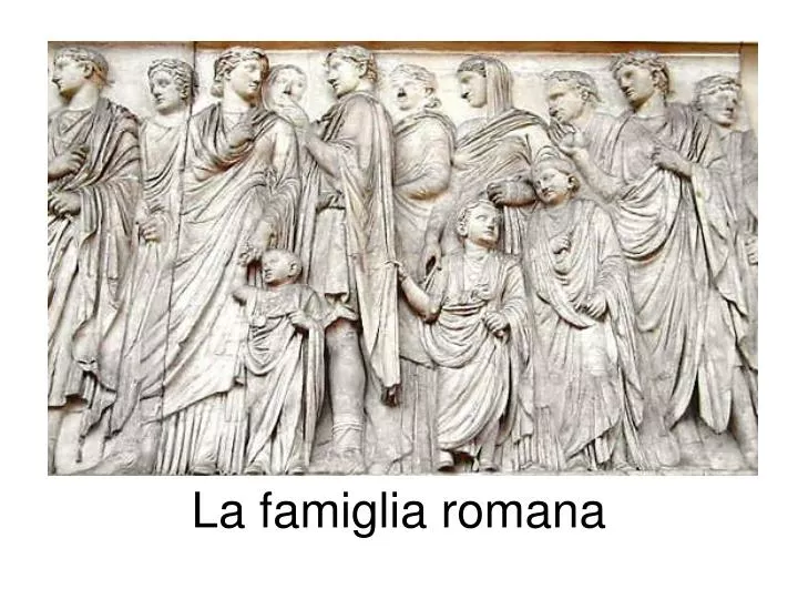 la famiglia romana