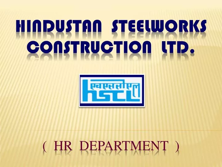 hindustan steelworks construction ltd hr department