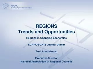 REGIONS Trends and Opportunities