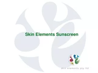 Skin Elements Sunscreen