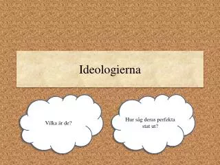 Ideologierna