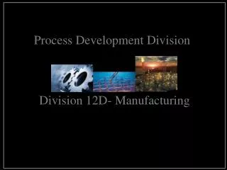 Process Development Division