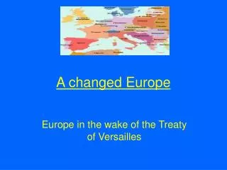 A changed Europe