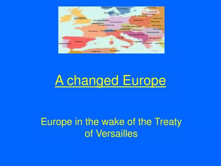 a changed europe