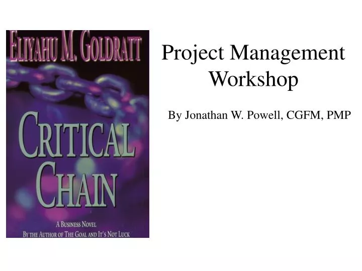 project management workshop