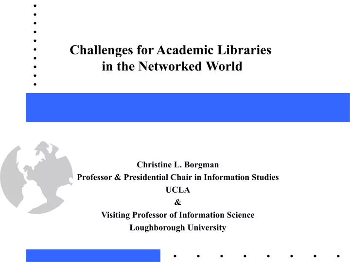challenges for academic libraries in the networked world