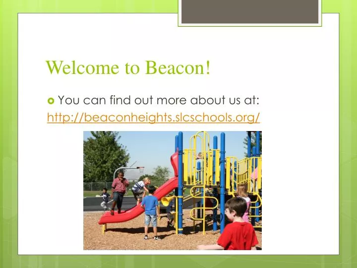 welcome to beacon