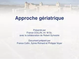 approche g riatrique