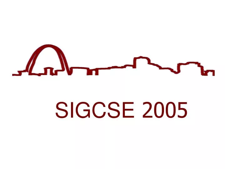 sigcse 2005
