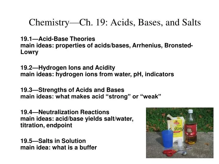 chemistry ch 19 acids bases and salts