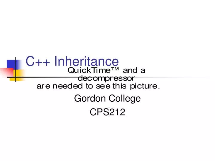 c inheritance