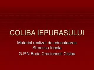 coliba iepurasului