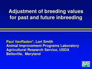 Adjustment of breeding values for past and future inbreeding