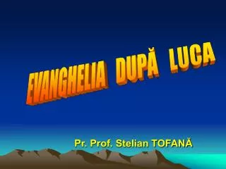 pr prof stelian tofan