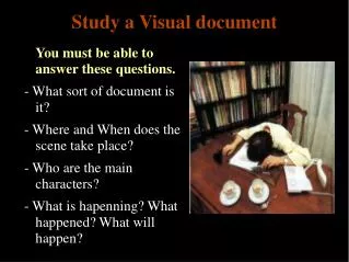Study a Visual document